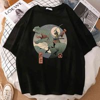 Dinosaur Personality Printing T Shirt Mens Summer Japanese Anime Man T-Shirt Harajuku Fashion Tops Korean Casual Streetwear G0113
