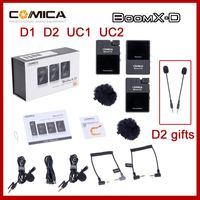 마이크 Comica Boomx-D D1 D2 UC1 UC2 MI1 MI2 무선 마이크 스마트 폰 핸드폰 용 마이크 수신기 비디오 디지털 송신기 키트