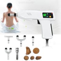 Massageiros Elétricos Espinha Quiropraxia 10 Cabeças Ajustando Instrumento / Ativador Cervical Vértebras Massager Correção Gun1