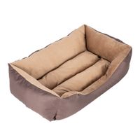 [HOBBYZOO] 28" Большой размер Pet Bed Dog Mat Cat Pad мягкий хлопок PP Brown
