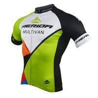Men Cycling jersey MERIDA team 2021 Summer Short Sleeves Bik...