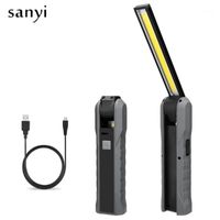 Flashlights Torches Foldable COB Torch USB Rechargeable LED ...