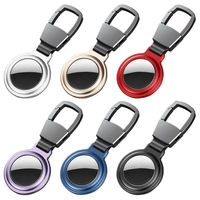 Loop Magnetic protective Case Cover for AirTag Metal Anti-fall Shell with Keychain Ring for Apple Airtags Smart Bluetooth Wireless304P
