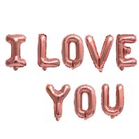 16-дюймовый я люблю тебя воздушный шар набор свадьба валентинка годовщина дня рождения воздушный шар украшения партии алюминиевая фольга воздушные шары wly bh4648