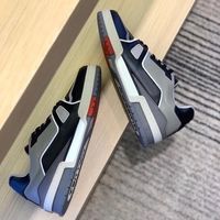 Erkek Kabartmalı Platformu Trainer Sneaker Tasarımcı Sneakers Süet Buzağı Deri Ayakkabı Kauçuk Koşucu Ayakkabı 17 Renkler En Kaliteli 268
