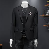 2022 spring and autumn new gentleman suit mens antiwrinkle n...