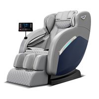 Luxe full-body multifunctionele voetbedekking Zero-zwaartekracht Massage stoel wormwood Hot Compress LCD Touch Screen Bluetooth Music