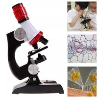 2017 Nuevo Microscopio Kit Lab 100x-1200X Home School Herramientas educativas Juguete para niños Magnifier Mejor Regalo de Navidad