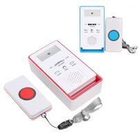 Alarmsystemen Draadloze SOS Emergency Dialer System Kits Ouderen Help Pager Home Safety Bell Panic Button Apparaat voor gehandicapten Calling1