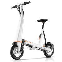 Scooter électrique pliant avec siège pour adultes pliable pliable bicyclette à vélo hoverboard skateboard d'un mile