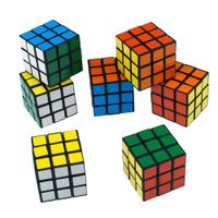 Mini Puzzle Cube Pequeño 3 * 3 cm Tamaño Mágico Cubo Juego Aprendizaje Educativo Play Cubes Buen regalo Juguete DiscomPresión Niños Juguetes