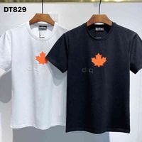 DSQ PHANTOM TURTLE SS Mens Designer T shirt Paris fashion Tshirts Summer DSQ Pattern T-shirt Male Top Quality 100% Cotton Top 1171