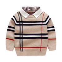 Kış Erkek Sweatershirt Sonbahar Kazak Ceket Ceket Toddle Için Bebek Bebek Kazak 2 3 4 5 6 7 Yıl Boys Giysileri