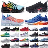 2021 Sıcak Des Chaussures TN Artı Koşu Ayakkabıları Bumblebee Zapatos Turder Hiper Mavi Menekşe Günbatımı oyunu Kraliyet Erkek Kadın Spor Sneakers 36-45