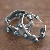 Groothandel mode geometrische vorm vrouwen hoepel oorbellen antiek zilver kleur veelzijdige accessoires dagelijks dragen vrouwelijke oorbellen sieraden
