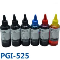 6x100ml PGI525 CLI526 cores vívidas Impressora Ink Reabastecer Tinta a granel para Canon Pixma MG6150 MG6250 MG8150 MG8250 Impressoras PGI-5251