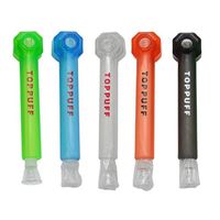 TopPuff-Acrylglas-Rohrschraube auf tragbaren Mini-Hukahn Bong Shisha-Tabak-Kräuter-Raucher-Water Rohr Top-Puff Rig205A53