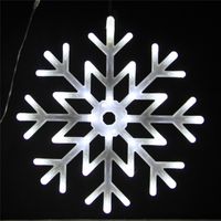 Snowflake ضوء سلسلة أدى مصباح سنو خرافية الديكور لعيد الميلاد شجرة التسوق في مول 40 سنتيمتر ماء مهرجان ديكور 201128