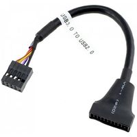 Cable USB 2.0 9 Pin Housing Male to Motherboard USB 3.0 20 Pin Header Female Cable fasta28a49