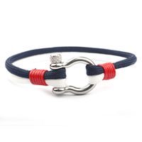 Bracelet de charme de boucle en acier inoxydable cool de haute qualité bracelets de paracord coloré de haute qualité