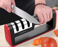 سكاكين شحذ آلة المقاوم للصدأ المهنية مطبخ حاد مبراة لسكين شحذ أدوات المطبخ الاشياء اكسسوارات
