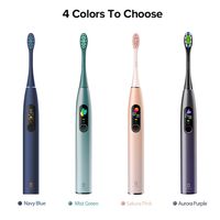 Global Version Oclean X Pro Smart Sonic Toothbrush Electric Toothbrushs Oral Care Blind-Zone Detection Antibacterial Brush Head 211228