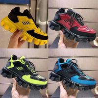 Moda Melhor Qualidade Topo Real Couro Handmade Multicolor Gradiente Técnicas Sneakers Homens Mulheres Famosas Sapatos Treinadores 94