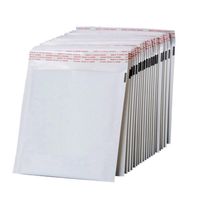 13x17 cm Bolha branca amortecendo envoltório envelope sacos auto selo mailers acolchoados envelopes com bolhas sacos de pacotes