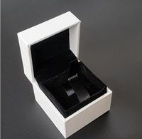Klasyczny Biały Kwadratowy Opakowanie Biżuteria Oryginalne Pudełka 5 * 5 * 4 cm Dla Pandora Charms Black Velvet Ring Kolczyki Wyświetlacz Biżuteria Box CZ220