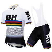 2021 BH 팀 산악 자전거 의류 여름 투어 드 스페인 MTB 자전거 옷 착용 Maillot Ropa Ciclismo 남자 스포츠 사이클링 세트
