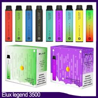 Elux leyenda 3500 puffs vape vape lápiz E cigarrillos 2% 23 sabor 1500mAh batería vaporizador de batería kit de vapor de palo 10 ml Dispositivo de cartucho preescolar 0268282