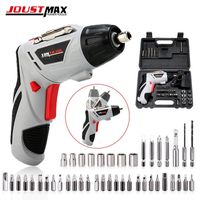 4. 8V Mini Electric Screwdriver With LED Light Cordless House...