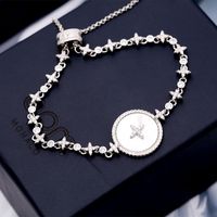 Koreańska marka sprzedaży gorącej luksusowy mikro-inkrustowany cyrkon gwiazda regulowana bransoletka biżuteria Temperament kobiety wysokiej jakości błyszcząca bransoletka cyrkon