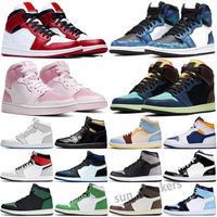 Designer basketball shoes 1s top Obsidian UNC Fearless First...