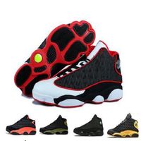 2021 Yeni Varış Jumpman 13 GS Oyun Alanı 3 M Yansıma Siyah Beyaz 13 S 12 Erkekler Basketbol Spor Ayakkabı Sneakers Ayakkabı