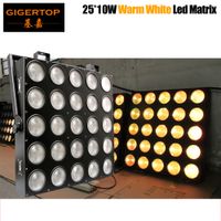 Tiptop Beyaz Işın Etkisi LED Matrix 25x10 W Blinder Işık 25x10 W Sıcak Beyaz ABD Lamba Yüksek Güç Otomatik, Ses, DMX512