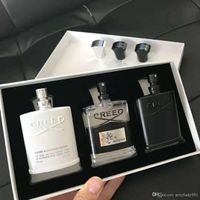 Creed Erkekler Kokular Set 30 ml * 3 adet Taşınabilir Parfüm Kitleri Uzun Ömürlü Beyefendi Parfüm Setleri İnanılmaz Koku Sprey Setleri