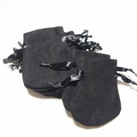 Wymiana Handmade Black Velvet Wouch Torby Fit Dla Pandora Bransoletka Charm Koraliki Kolczyki Packaging New Arrival Hot Selling