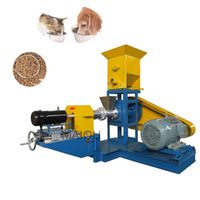 60-80kg Commercial 1-8MM Mould Pet Feed Extruder Floating Fish Feed Pellet Making Machine