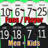 Hummels Kroos Soccer Jersey 2021 Fans Player Version Gnabry Werner Draxler Reus Muller Gotze Football Shirt Uniforms Men Kids Kit