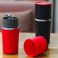 Elektrikli Kahve Öğütücüler Ewold Manuel Maker El Basıncı Taşınabilir Espresso Makinesi Dış Koşu Koşusu Için Şişe Pot Aracı