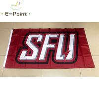 NCAA Saint Francis Red Flash Flag Flag 3 * 5FT (90 см * 150см) Полиэстер Флаги баннер Украшение Летающие Главная Сад Флагг Праздничные подарки