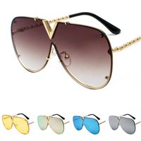 Women & Men Sunglasses Siamese Sun Glasses V Design Goggles ...