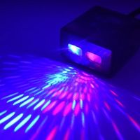 Car Innenatmosphäre Starry Laser Lampe USB LED Dach Stern Nacht Licht Projektor Superhelligkeit Auto Sternendekoration