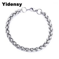 Yidensy Fashion Stainless Steel Braided Chain Bracelets 19cm...