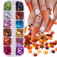 3D Holographic Butterfly Nail Glitter 12 Colors Set Splarkly...