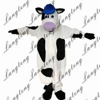 2018 New high quality Black and white cow Mascot costumes fo...