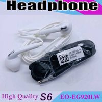 S6 Earphone Earphones 3. 5mm White super clear sound Headphon...