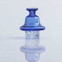 25mm OD 연기 사이클론 유리 UFO 회전 탄수화물 캡 7colors Quartz Banger Water Pipes Glass Bongs Dab Rigs