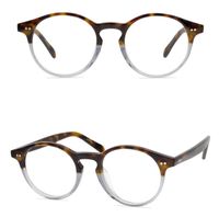Männer Optische Gläser Rahmen Brillenmarke Brillenrahmen Vintage Runde Brillenrahmen für Frauen Myopie Brille Frames mit Brille Box